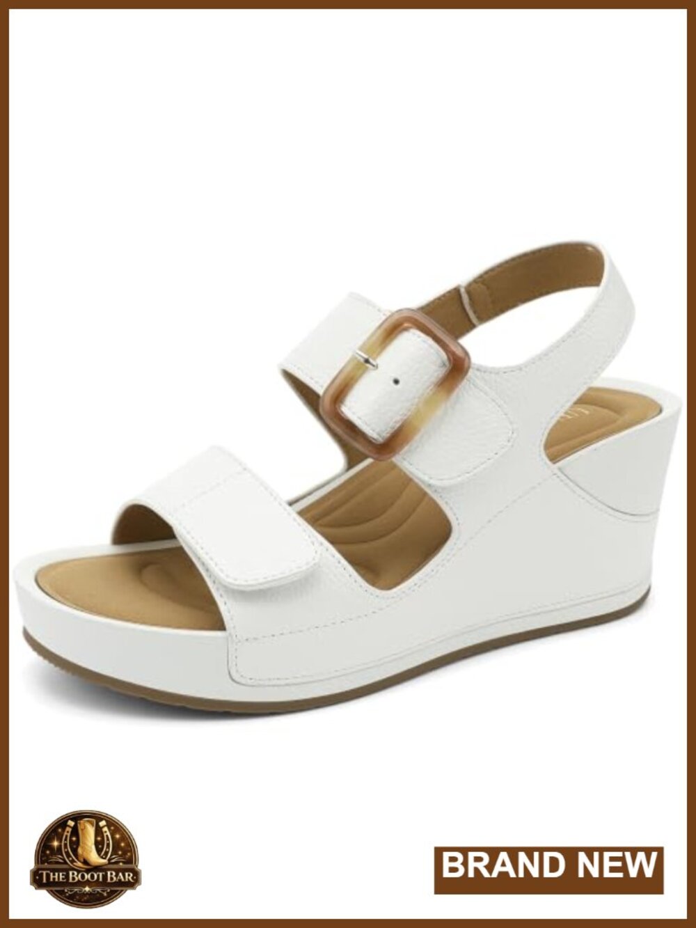 Womens Platform Wedge Sandals Open Toe Ankle Strap Comfort Summer